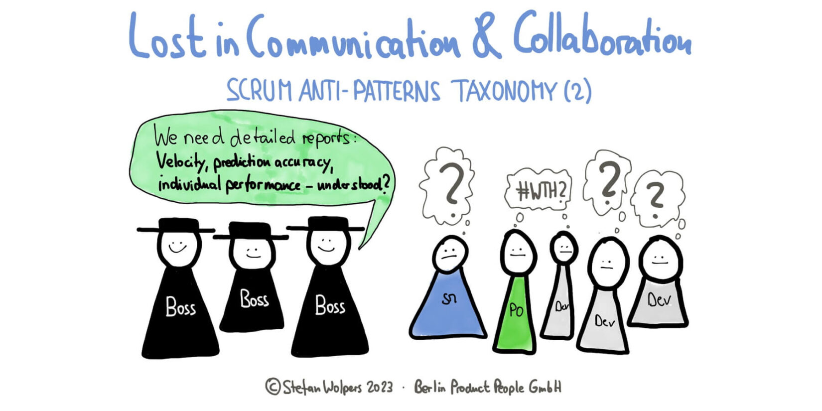 Lost in Communication and Collaboration — Scrum Anti-Patterns Taxonomy (2) — Age-of-Product.com