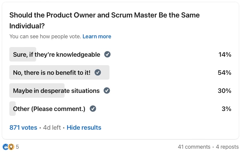 Product Owner and Scrum Master Combined in One Individual? — Age-of-Product.com