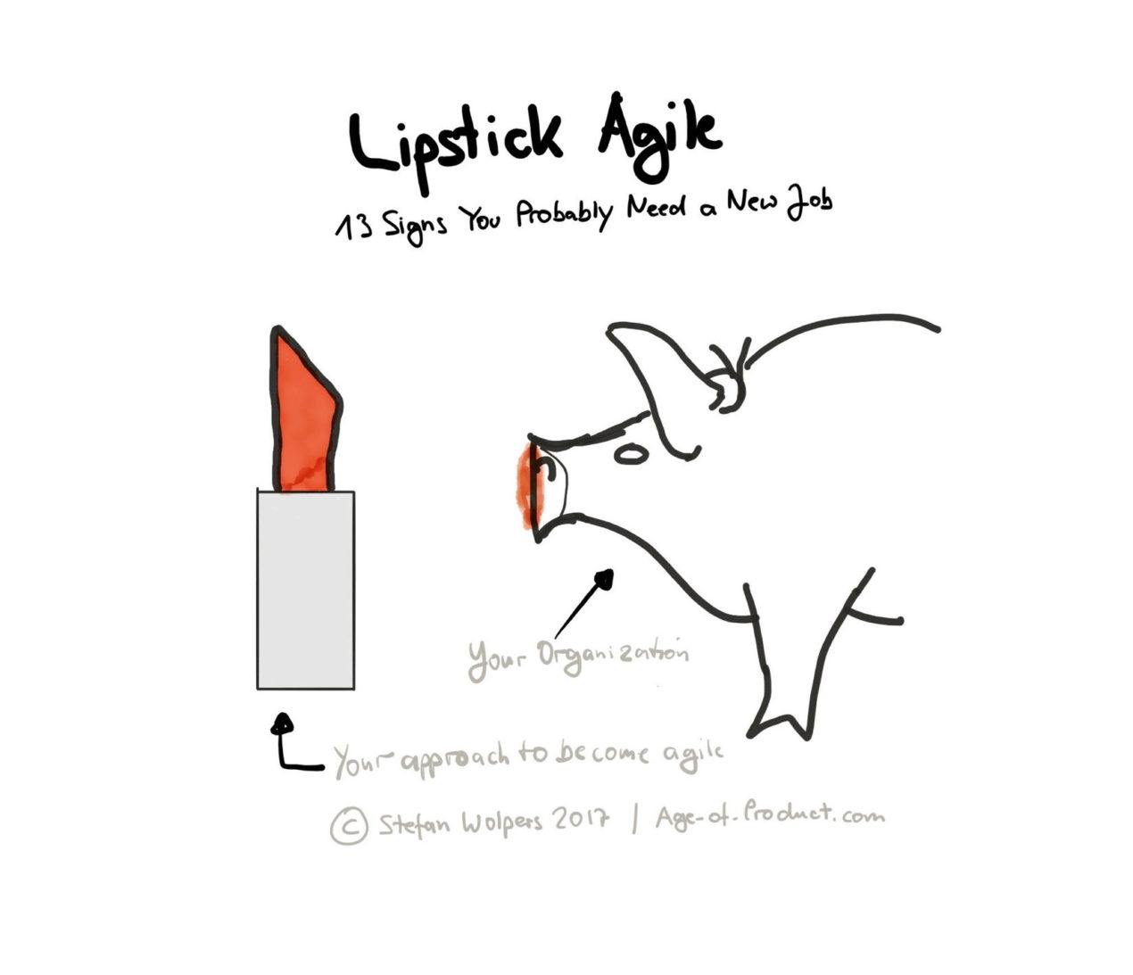 Lipstick Agile — 13 Signs You Probably Need a New Job  by Age of Product
