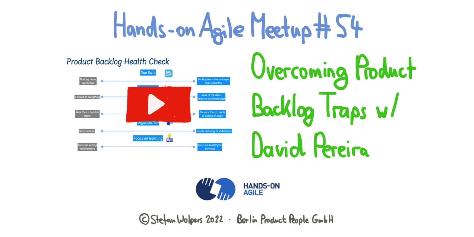 Overcoming Common Product Backlog Management Traps — David Pereira at the 54. Hands-on Agile
