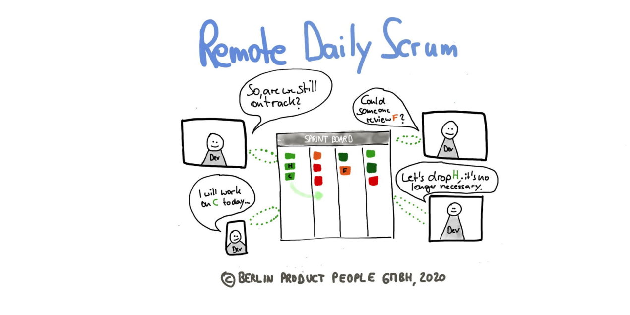 Remote Daily Scrum with Distributed Teams — Remote Agile — Age-of-Product.com