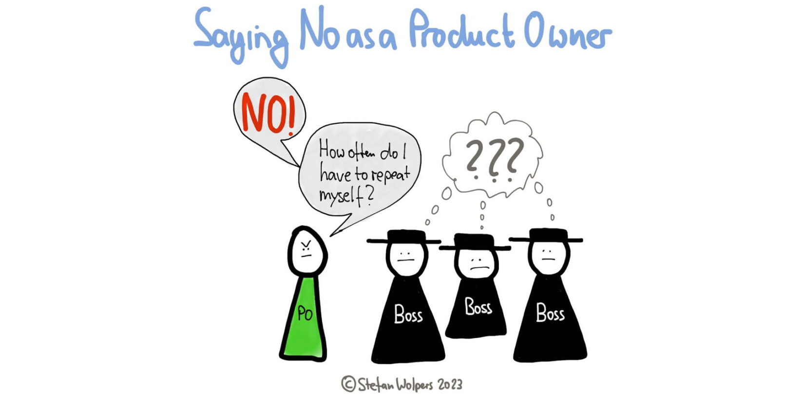 Saying No as a Product Owner or Product Manager — Age-of-Product.com