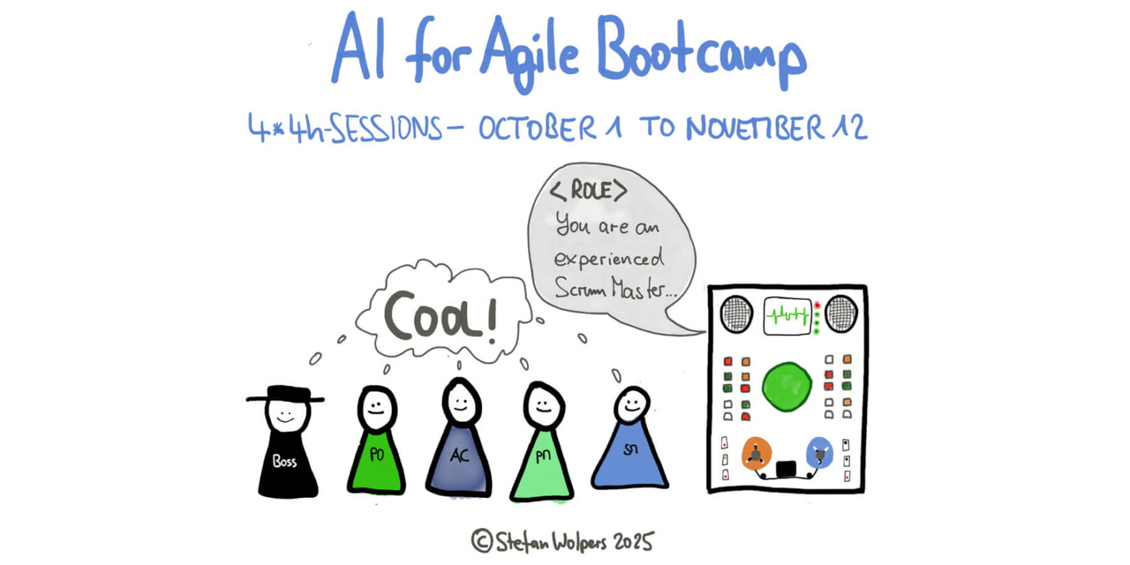 AI for Agile BootCamp #3 — October 1 – November 12, 2025 — Berlin-Product-People.com
