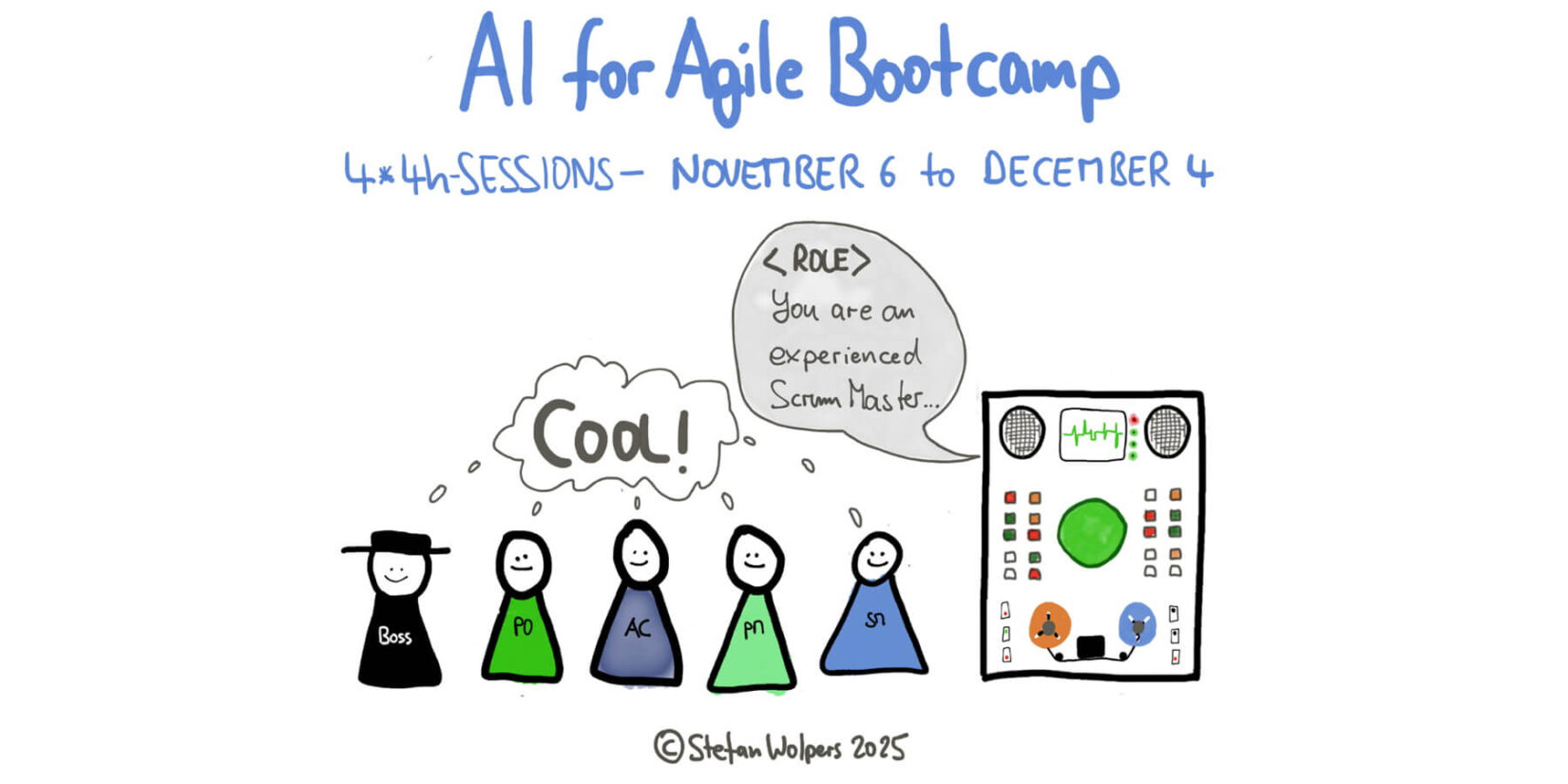 AI for Agile BootCamp #4 — November 6 – December 4, 2025 — Berlin-Product-People.com