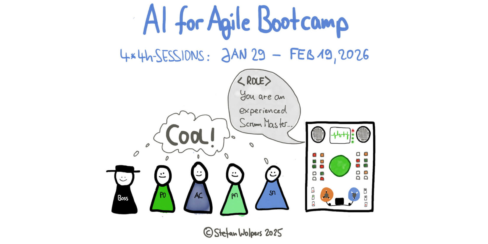 AI for Agile BootCamp #5 — January 29 – February 19, 2026 - Berlin-Product-People.com
