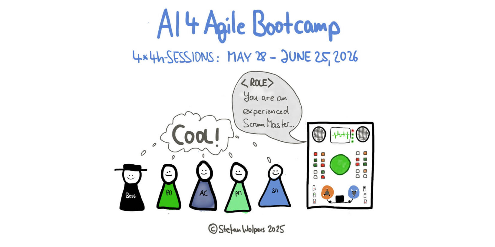 AI4Agile BootCamp #7, May 28 to June 25, 2026 — Berlin-Product-People.com