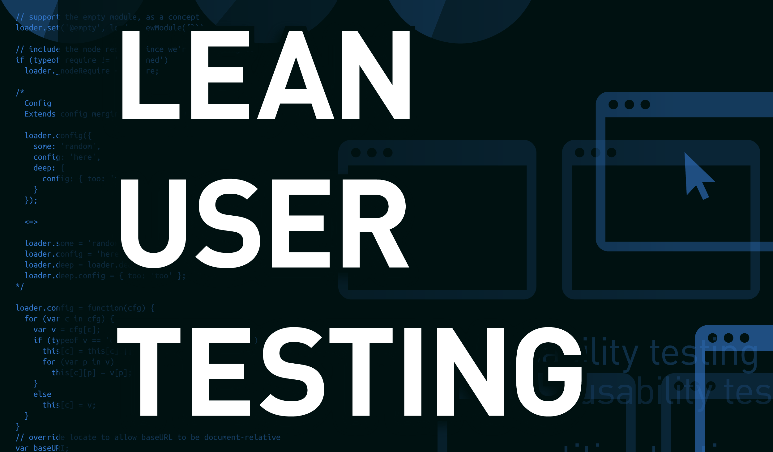 Lean User Tests: Best Interview Practices