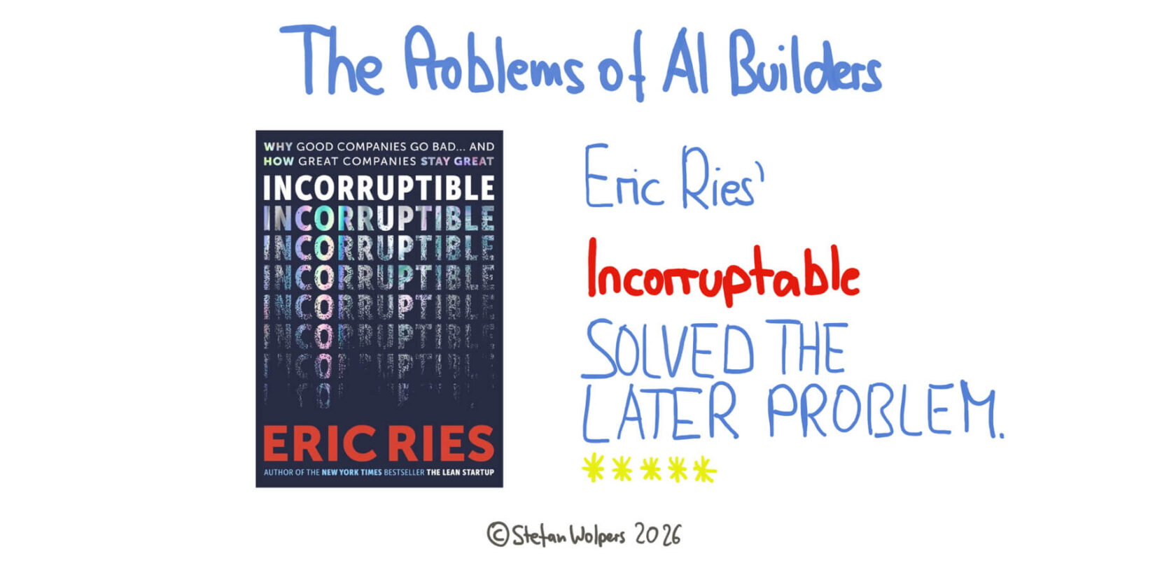 Building in the Age of AI: What Eric Ries' New Book Incorruptible Will Not Tell AI Builders — Age-of-Product.com