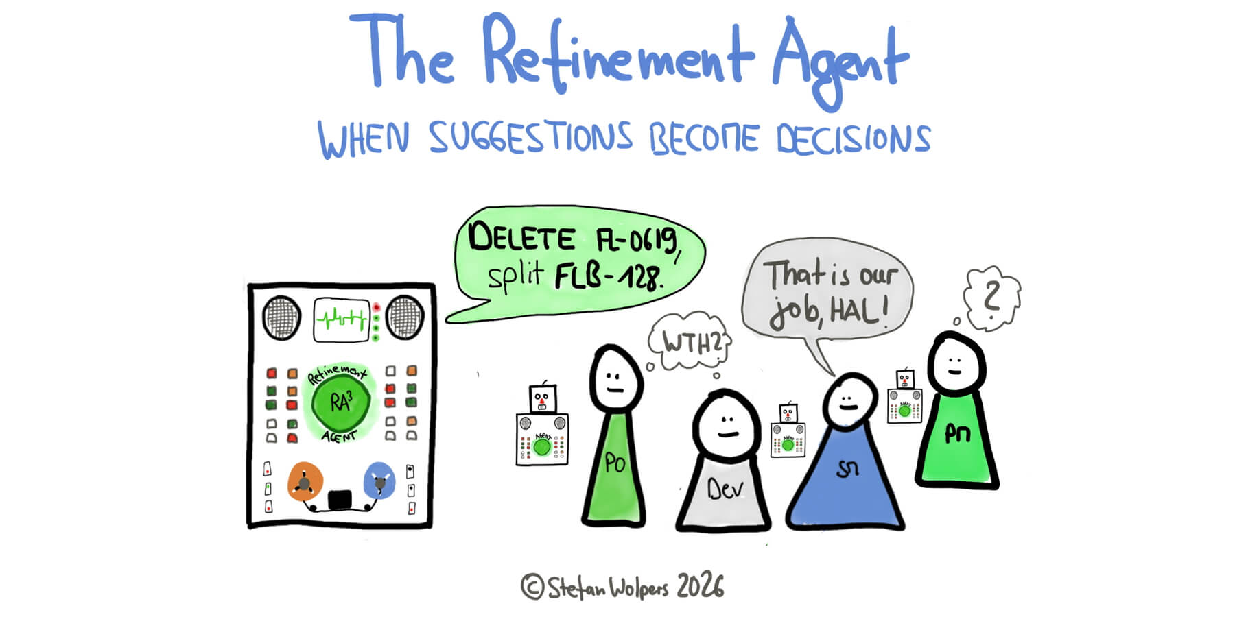 The Refinement Agent and the Risk When a Suggestion Becomes a Decision – by Stefan Wolpers of Age-of-Product.com