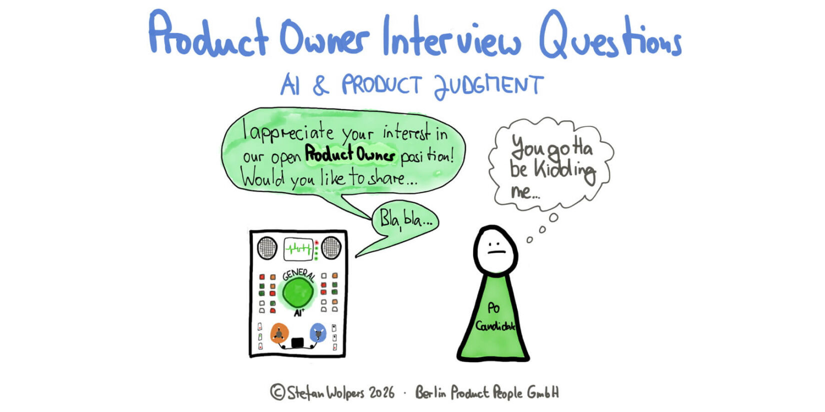Product Owner Interview Questions in the Age of AI on Product Operating Models and Agile First Principles - Age-of-Product.com